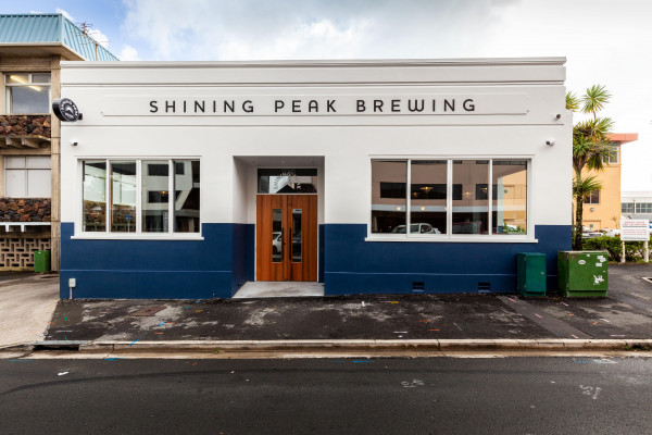 Shining Peak Brewing, a New Plymouth local favourite.