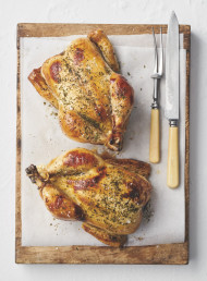 Roast Chicken with Boursin-style Stuffing