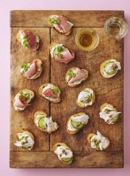 Beef Pastrami with Whipped Blue Cheese 