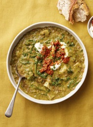 Green Lentil Soup 