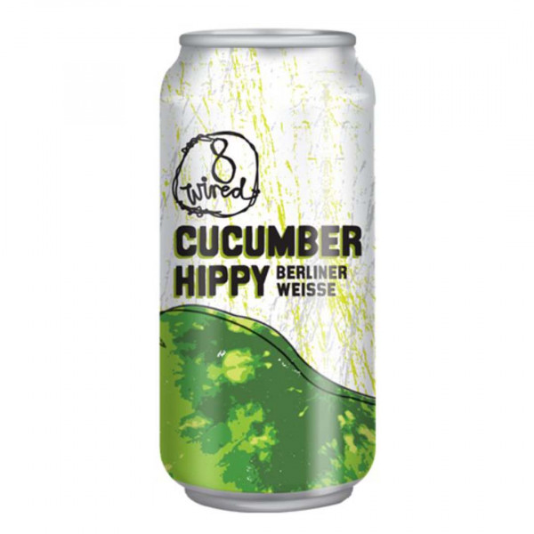 8 Wired Cucumber Hippy Berliner Weisse 440ml ($75 x 12pk) 4% abv