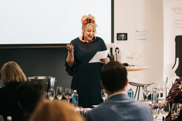 Yvonne Lorkin at the Boutique Wine Festival 2019