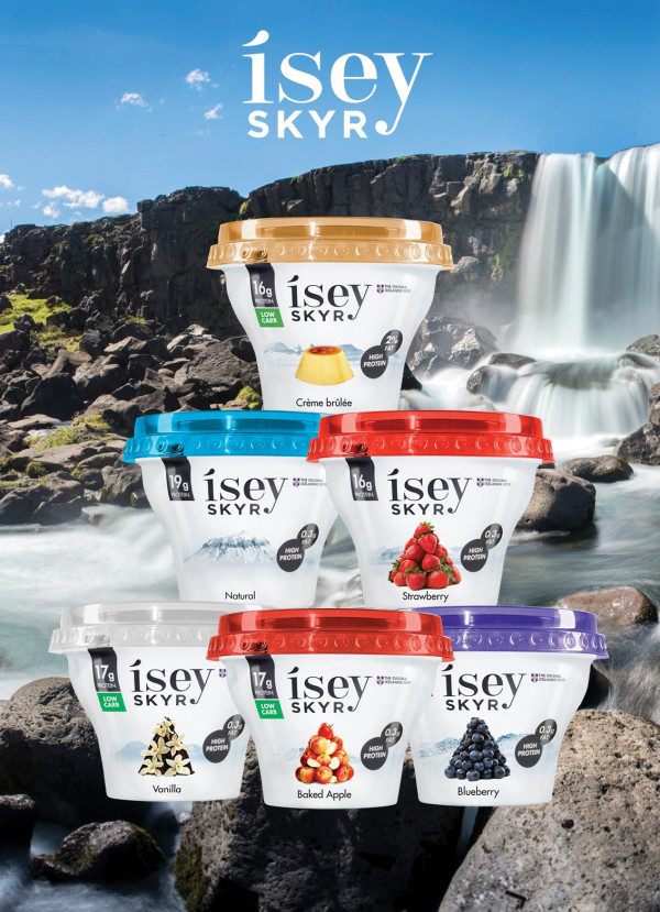 Isey skyr yoghurt range