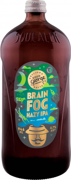 Good George brewing brain fog hazy IPA