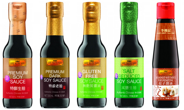 Lee Kum Kee soy sauce range