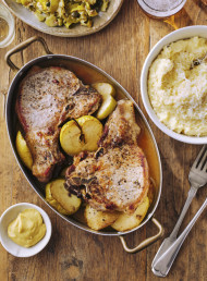 Pork Loin Chops with Apples and Cider