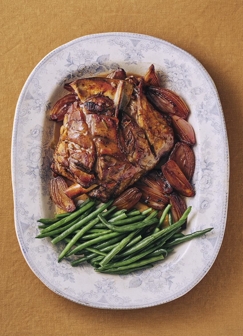 7-hour Lamb Shoulder with Braised Shallots