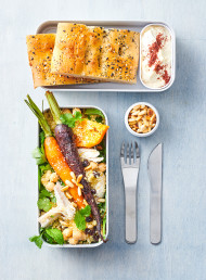 Chicken, Roast Carrot and Couscous Salad