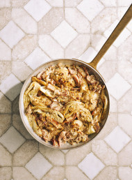 Tarragon Chicken with Bacon and Fennel