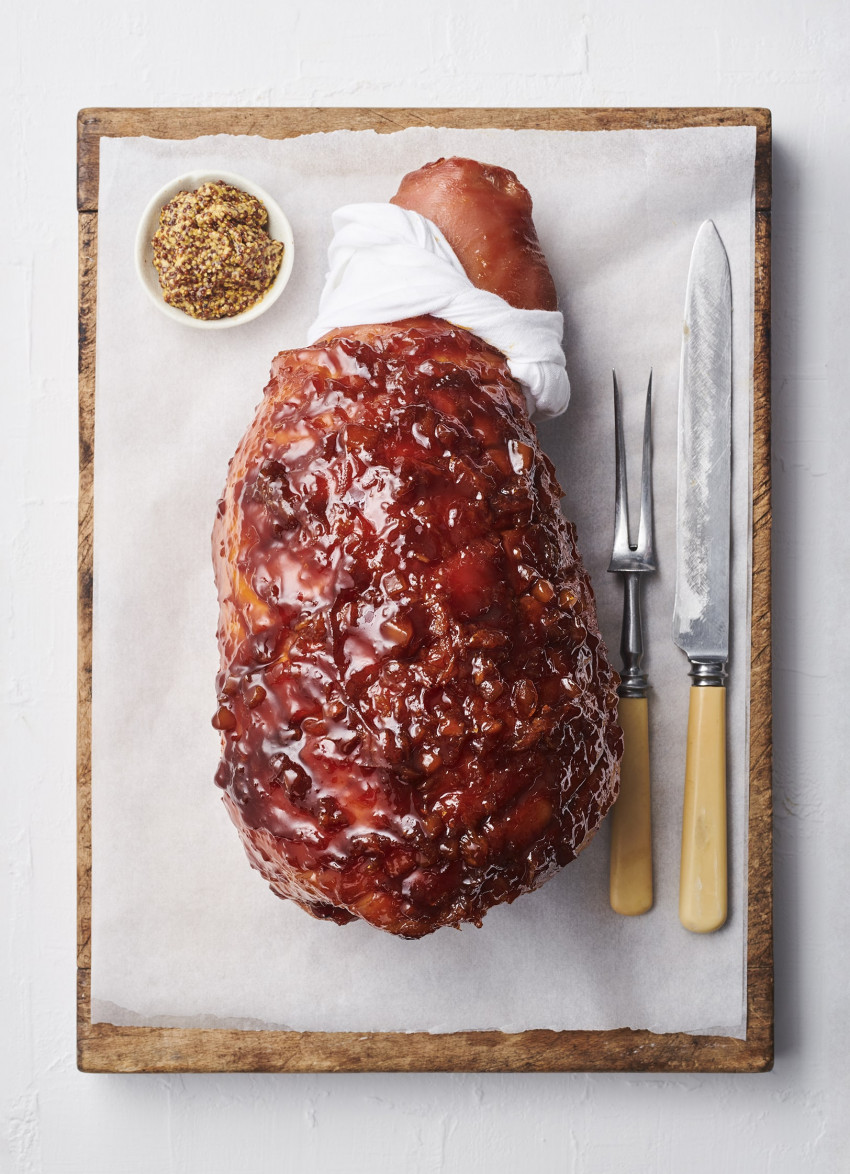 Spiced Orange and Hoisin-glazed Ham