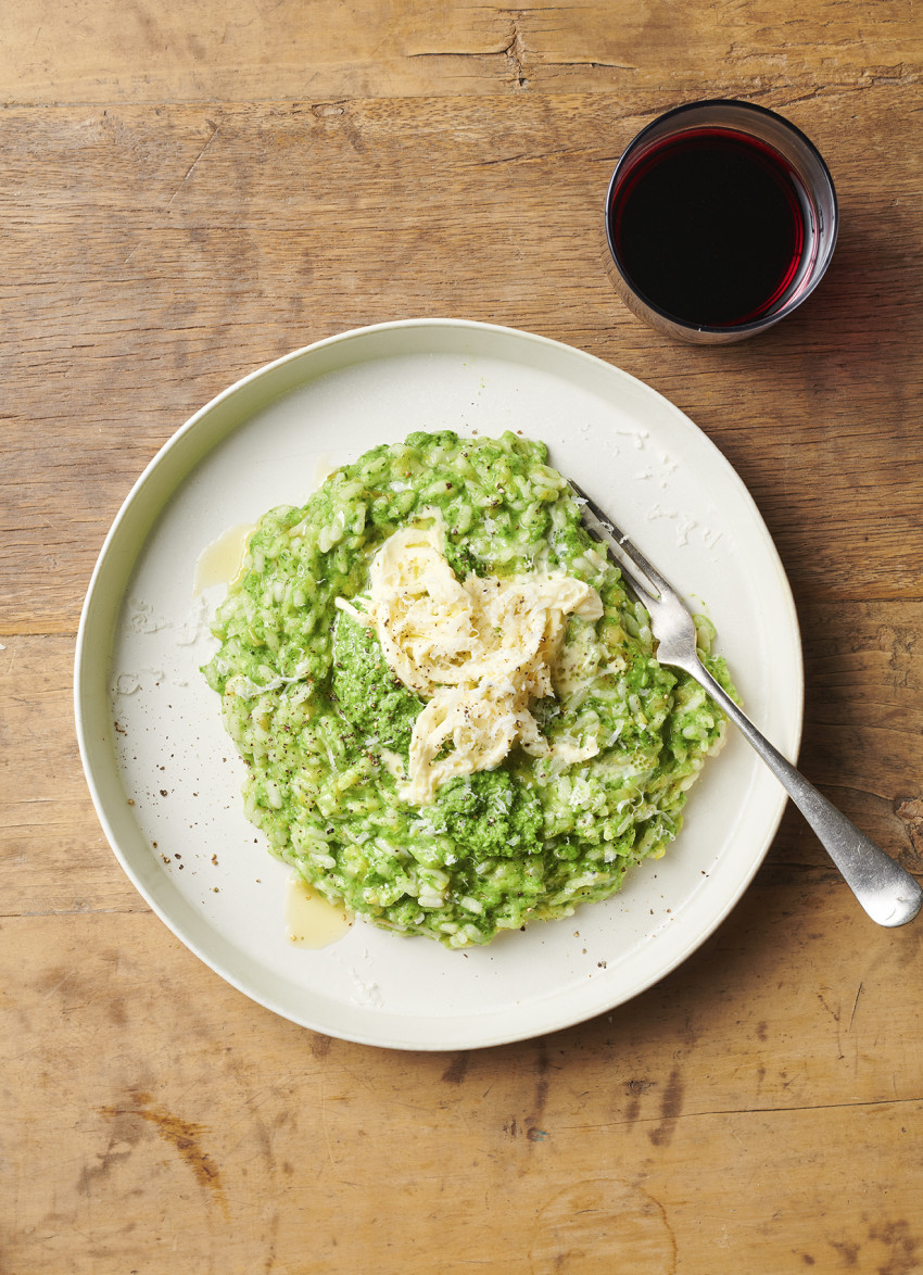 Leek Risotto with Peas and Mint » Dish Magazine