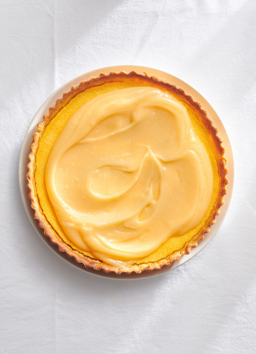 Lemon Cheesecake Tart with Lemon Curd