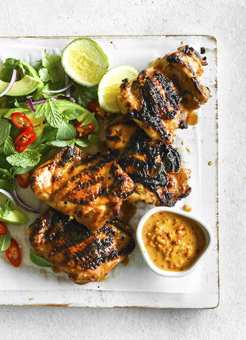 Coconut, Lime and Sambal Grilled Chicken 