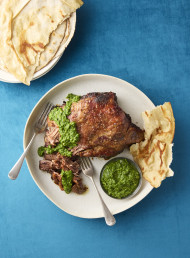 Slow-braised Aromatic Lamb Shoulder with Green Chilli Relish