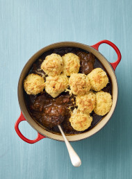 Anna's Chipotle Braised Beef with Polenta Dumplings