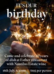 Dine with Dish – Our 20th Birthday Event 