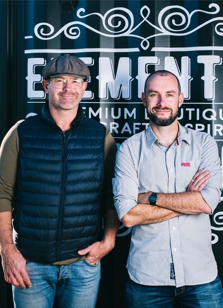 Simon Kelly and Ben Leggett of Elemental Distilleries