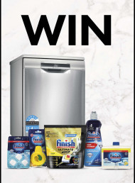 WIN* a Finish Product Bundle and Bosch Dishwasher