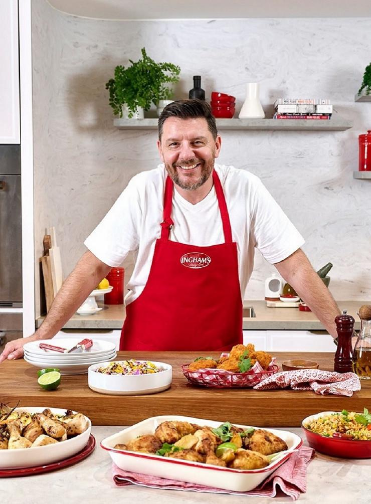 Celebrity chef Manu Feildel gets Dinner Done with Ingham’s chicken ...