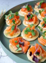 Salmon Canapes