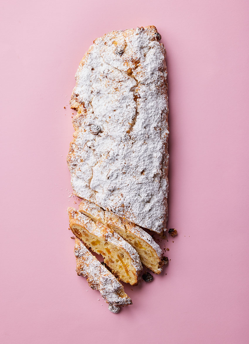 Fruity Ricotta and Toasted Almond Stollen