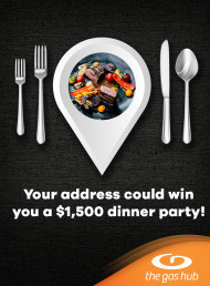 Could your address win you a $1,500 dinner party?