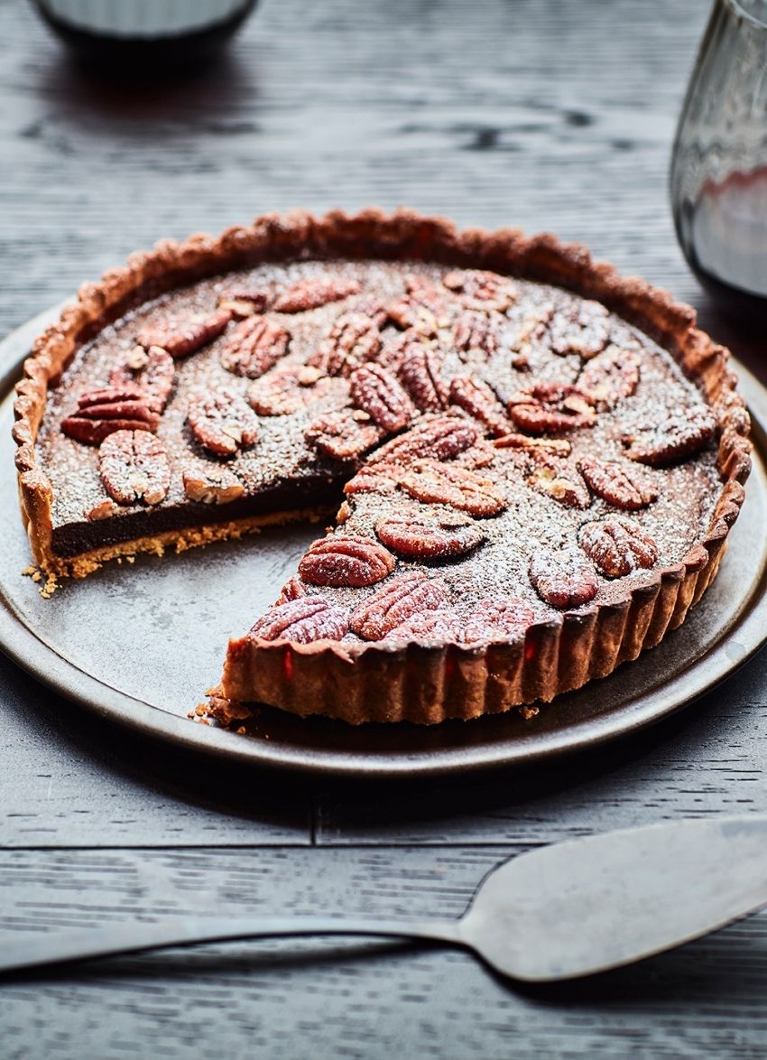 Chocolate Treacle Pecan Pie