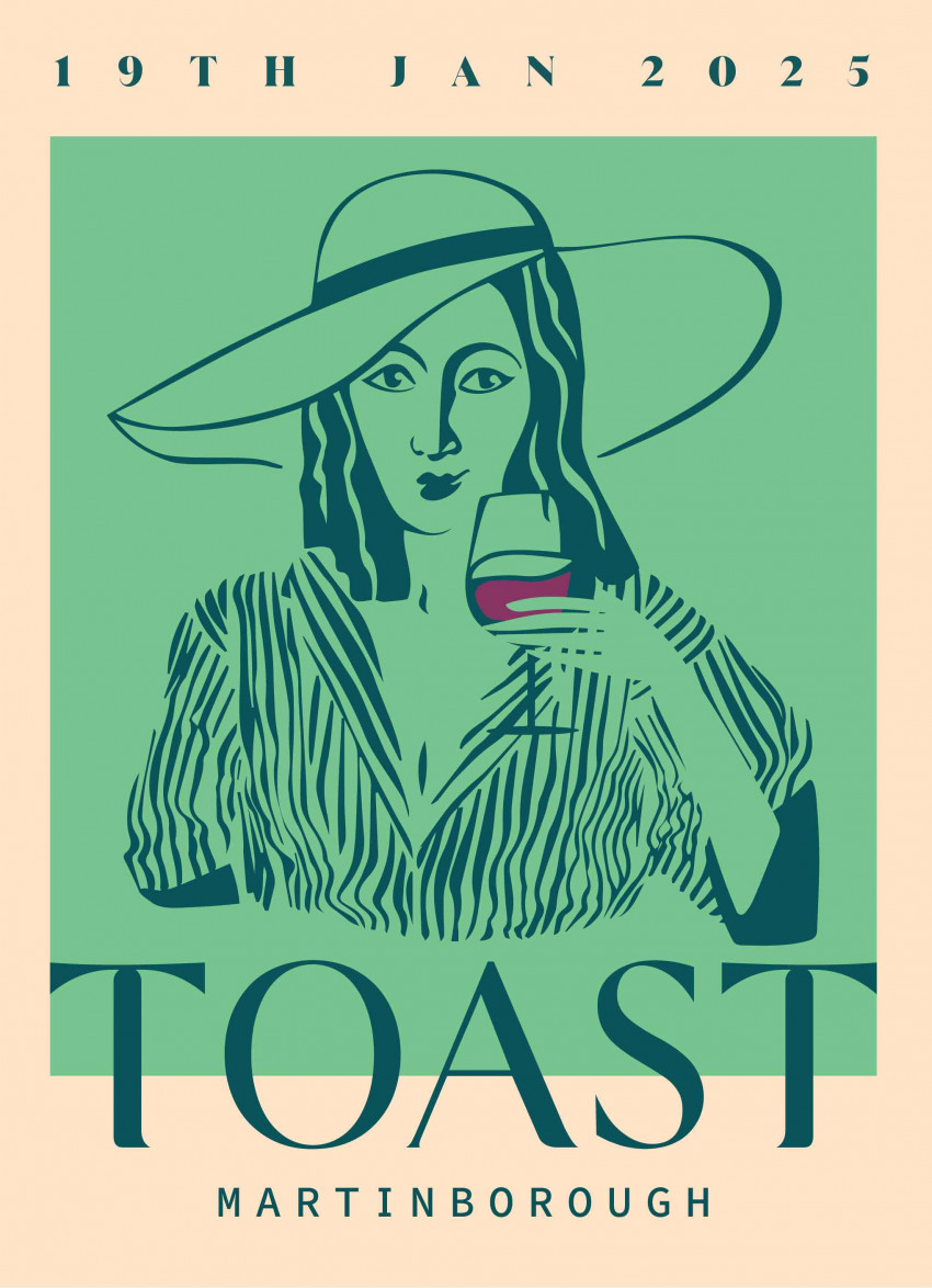 Be in to WIN a Double Pass to Toast Martinborough 2025