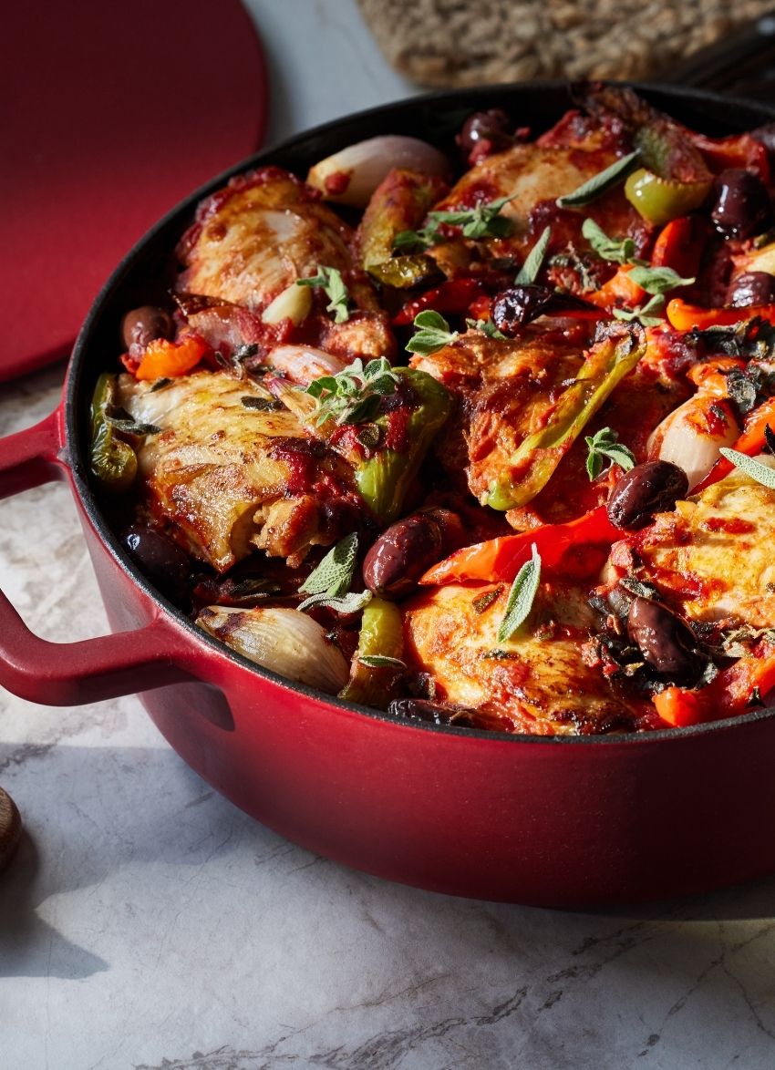 Succulent Chicken with Capsicums