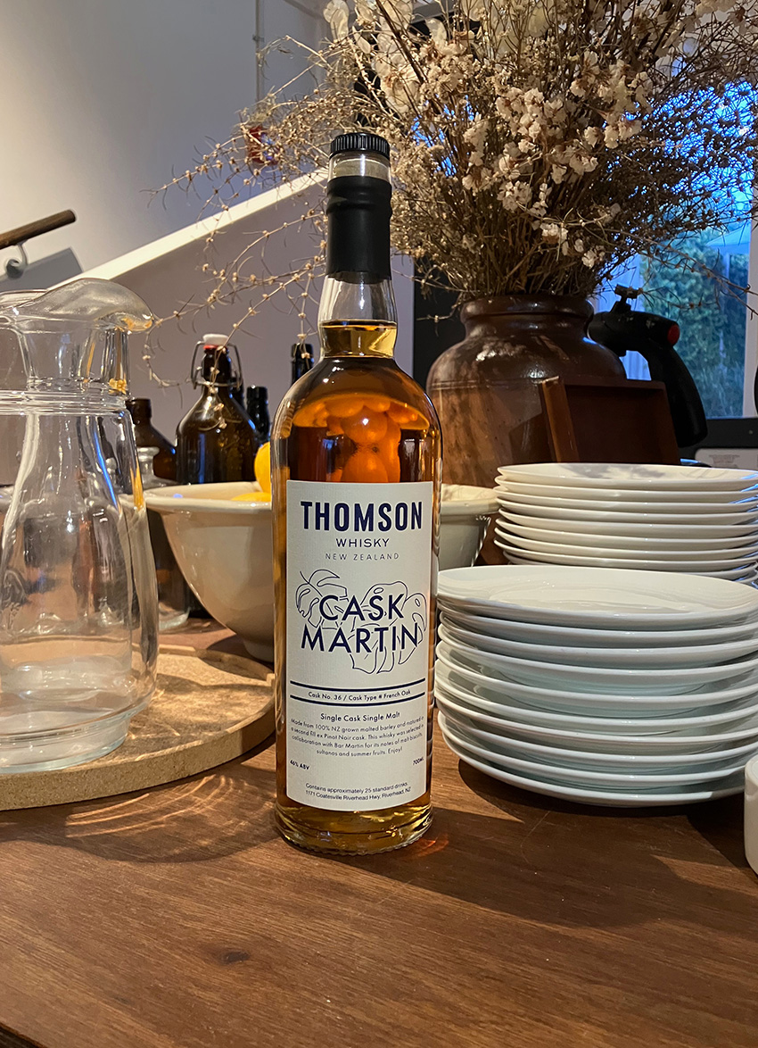 Thomson Whisky & Bar Martin Collab with Premium Single Malt Whisky