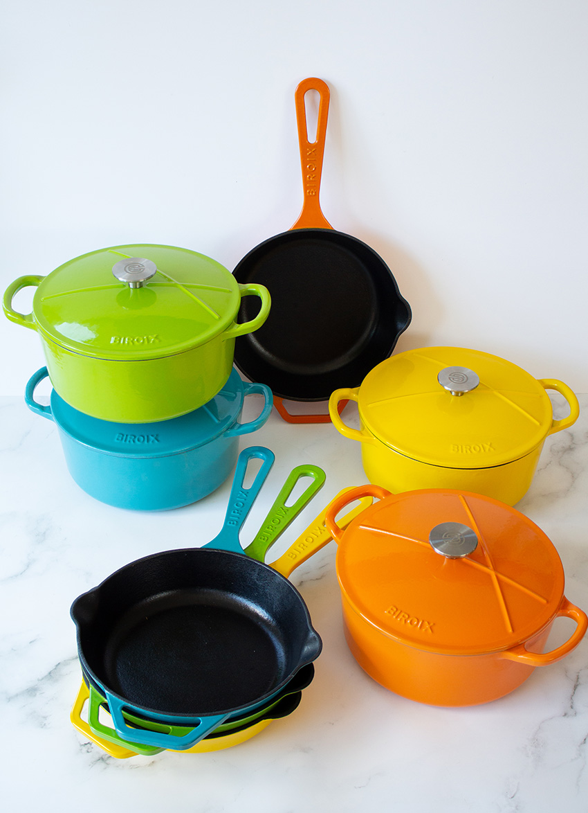 Colour to Taste - Win a Cast-iron Cookware Set from Biroix