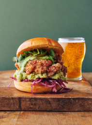 Mexican Fried Chicken Burgers