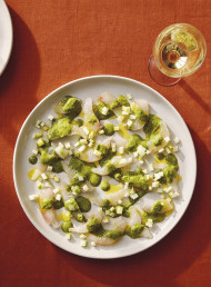 Ceviche with Apple and Green Chilli Dressing