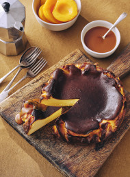 Miso White Chocolate Cheesecake