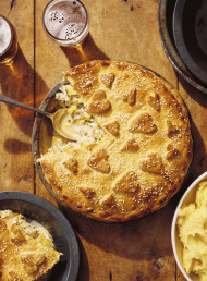 Chicken, Leek and Corn Pot Pie