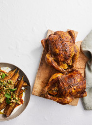 Aromatic Spice-roasted Chickens