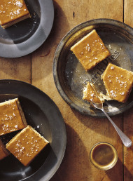 Maple, Sea Salt and Coffee Custard Slice
