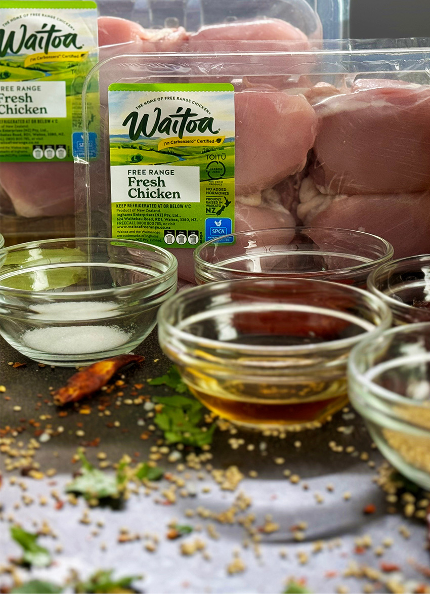 Get food-inspired with Waitoa Free Range Chicken