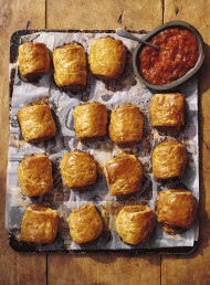 Herby Lamb and Mustard Sausage Rolls