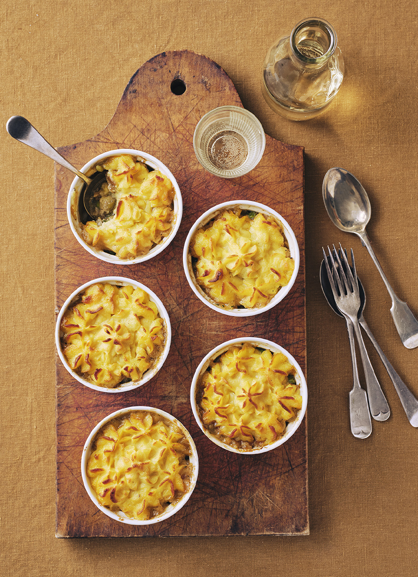 Peppercorn Fish Pot Pies