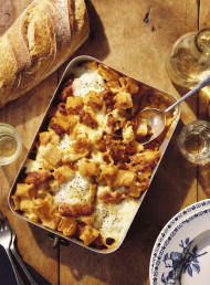 Cheesy Baked Rigatoni with Sausage
