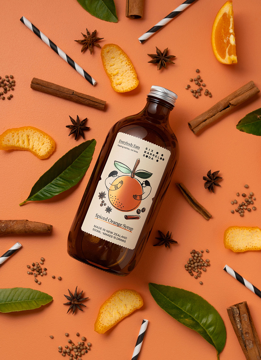Support Everybody Eats with Six Barrel Soda Co.'s New Spiced Orange Syrup