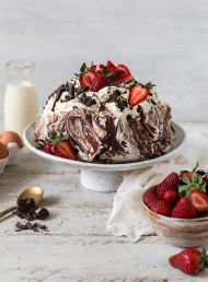 Mocha Swirl Pavlova