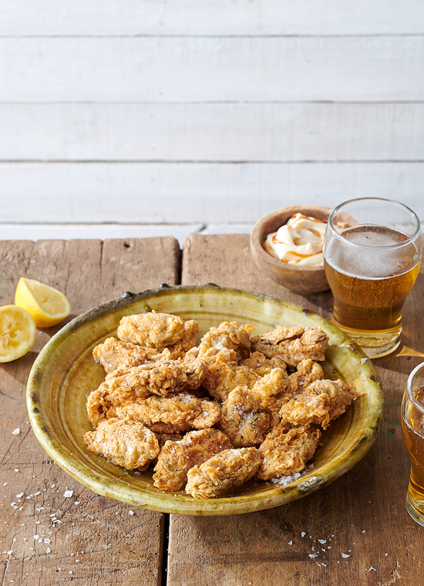 Cajun-spiced Crispy-coated Mussels