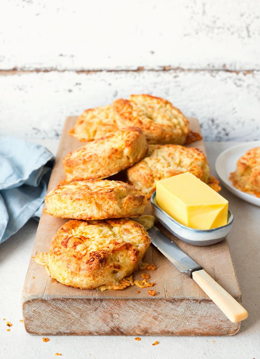 Three-cheese Scones