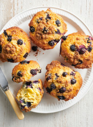 Ramp Them Up Blueberry Streusel Muffins