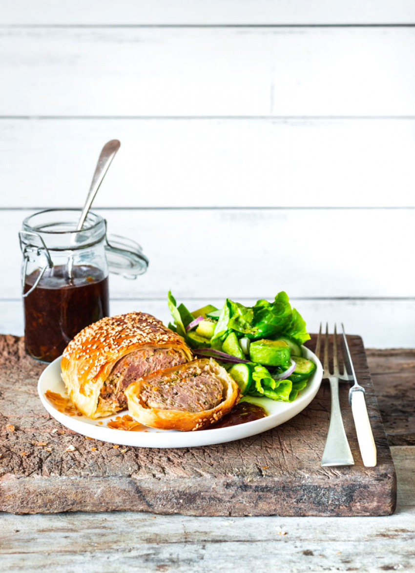 Pork, Carrot and Zucchini Sausage Rolls