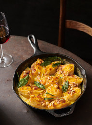 Roasted Pumpkin and Ricotta Stuffed Pasta with Hazelnut and Sage Brown Butter