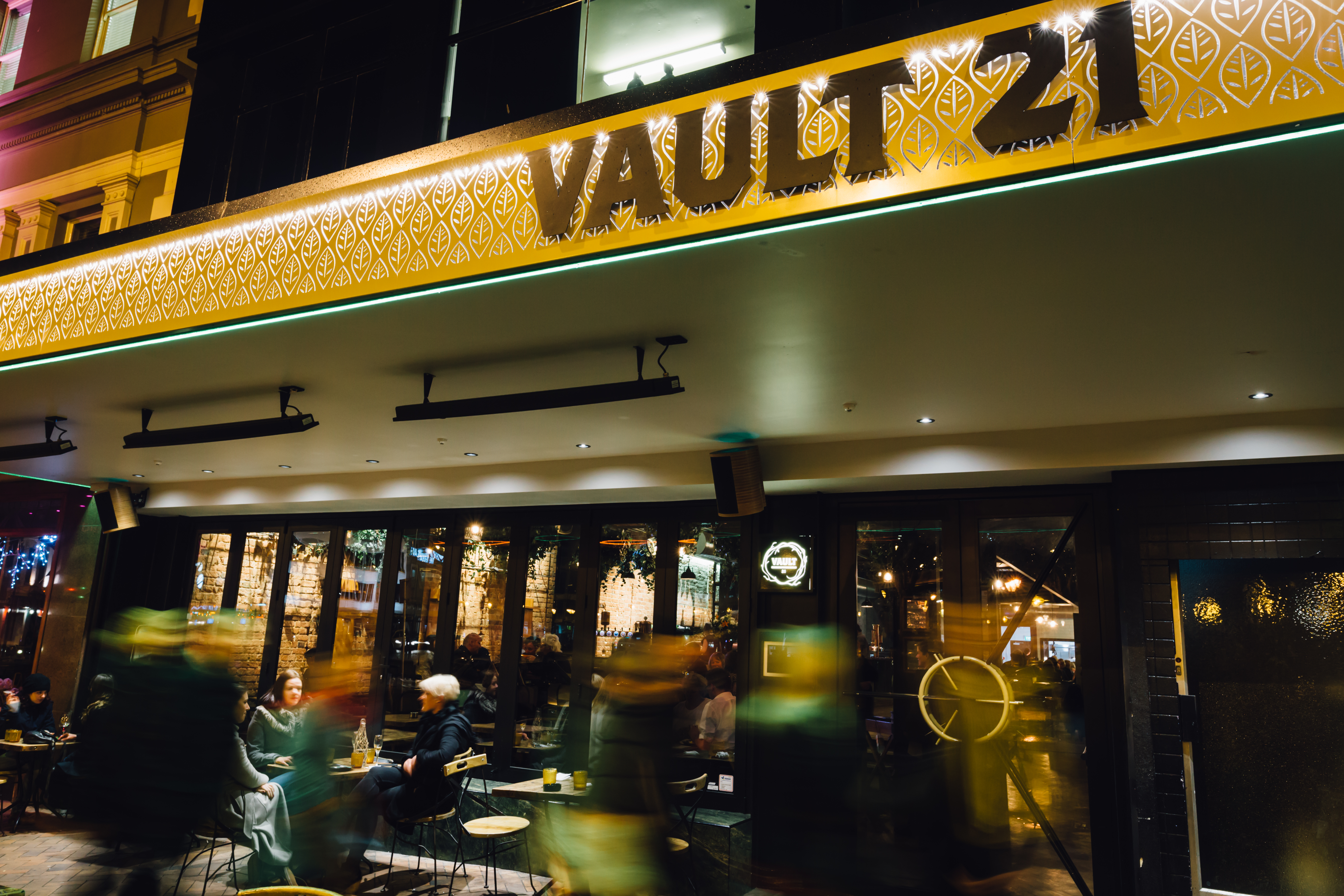 The Vault 21 restaurant in Dunedin