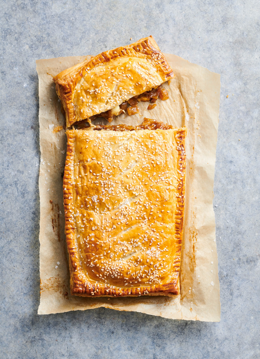 French Onion ‘Soup’ Pie